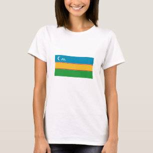 T-shirt Drapeau du Karakalpakstan