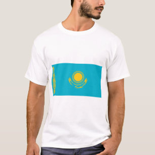 T-shirt Drapeau du Kazakhstan