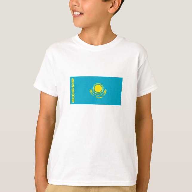 T-shirt Drapeau du Kazakhstan (Devant)
