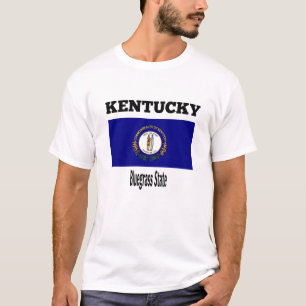 T-shirt Drapeau du Kentucky, État de Bluegrass,