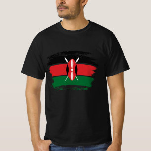 T-shirt Drapeau du Kenya