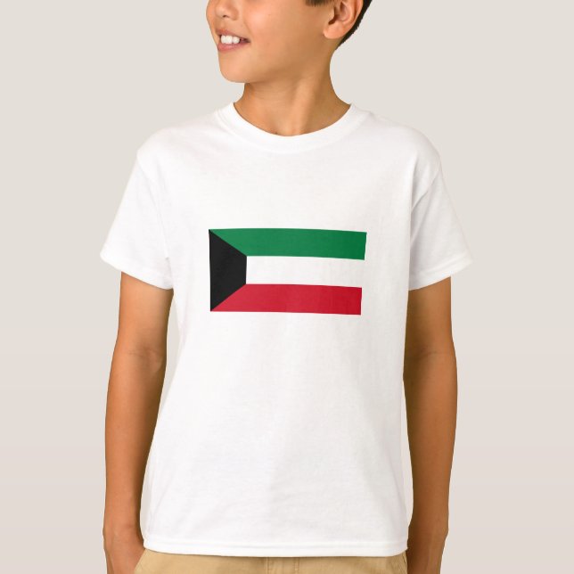 T-shirt Drapeau du Koweït (Devant)