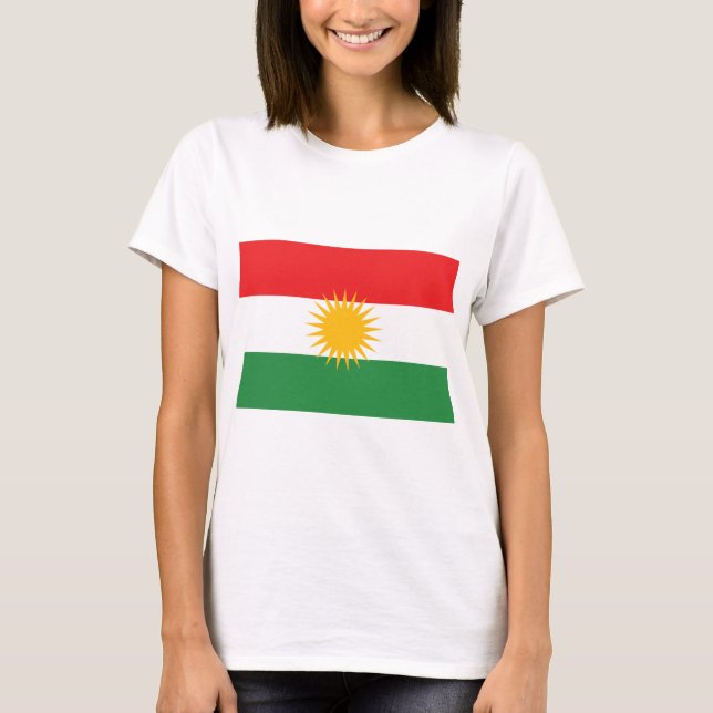 T-shirt Drapeau du Kurdistan (Devant)