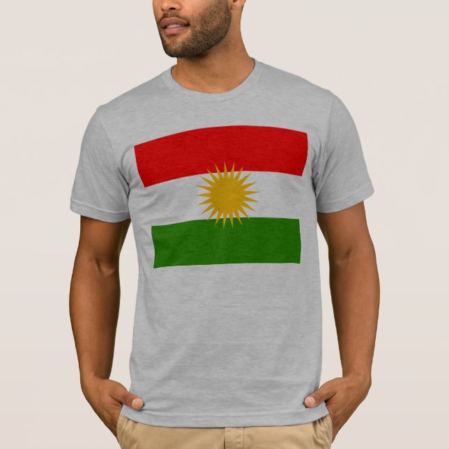 T-shirt Drapeau du Kurdistan (Devant)