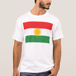T-shirt Drapeau du Kurdistan ; Kurde ; Kurde