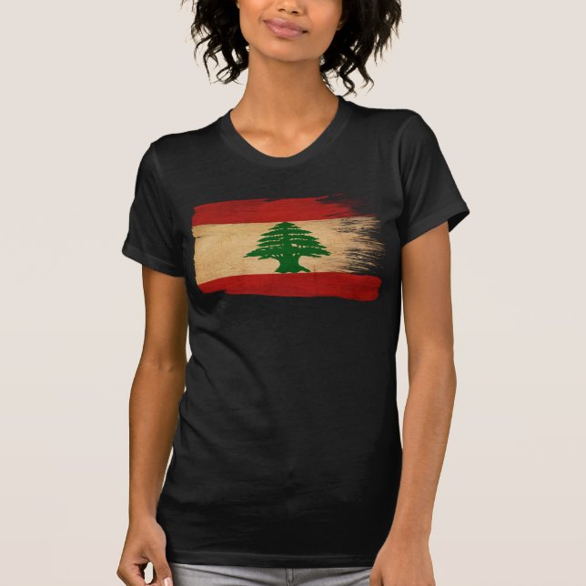 T-shirt Drapeau du Liban (Devant)