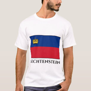 T-shirt Drapeau du Liechtenstein