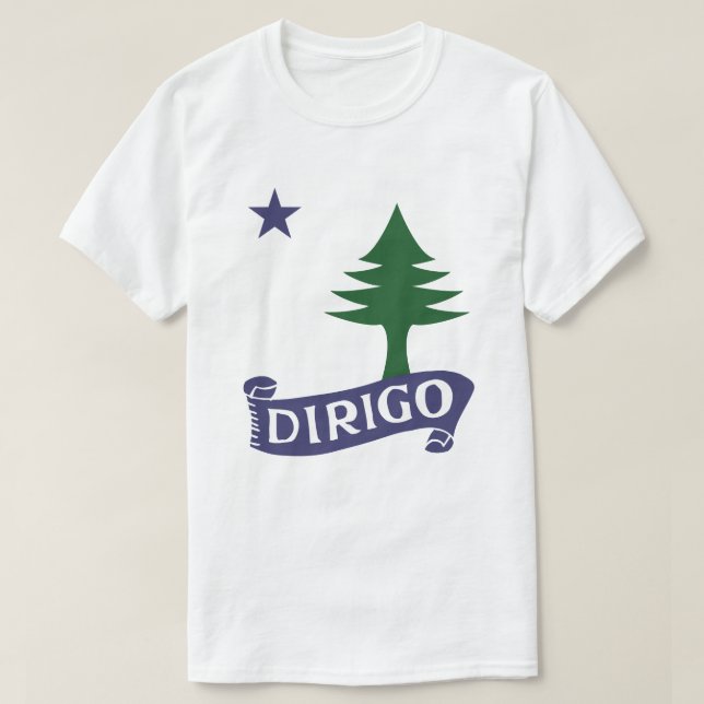 T-shirt Drapeau du Maine de 1901 (Design devant)