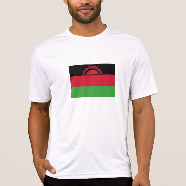 T-shirt Drapeau du Malawi (Devant)