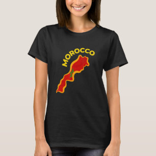 T-shirt Drapeau du Maroc pour soutenir l'équipe des lions