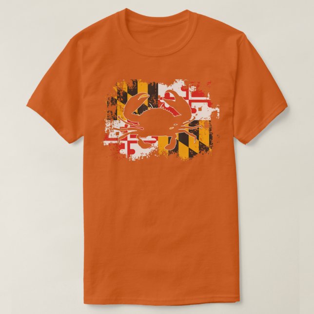 T-shirt Drapeau du Maryland (Design devant)
