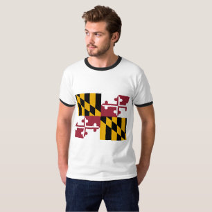 T-shirt Drapeau du Maryland
