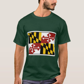 T-shirt Drapeau du Maryland 3