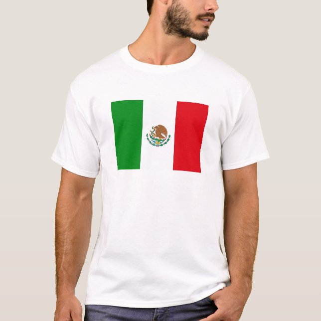 T-shirt Drapeau du Mexique (Devant)
