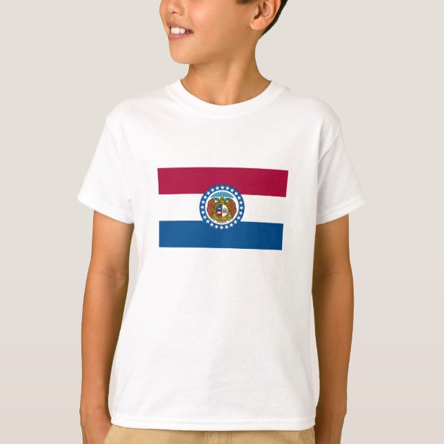 T-shirt Drapeau du Missouri (Devant)