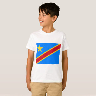 T-shirt Drapeau du monde de la République démocratique d