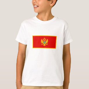 T-shirt Drapeau du Monténégro