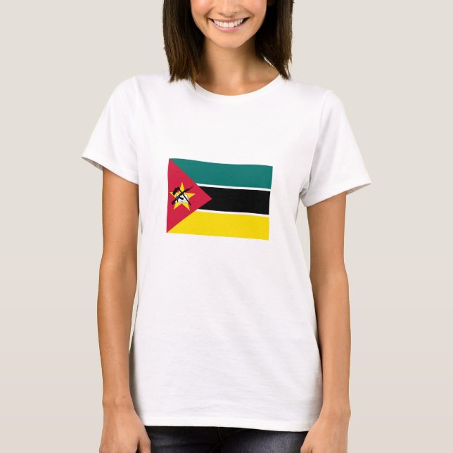 T-shirt Drapeau du Mozambique (Devant)