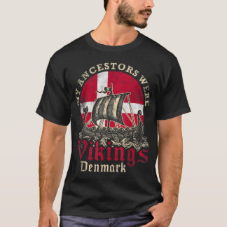 T-shirt Drapeau du navire viking danois