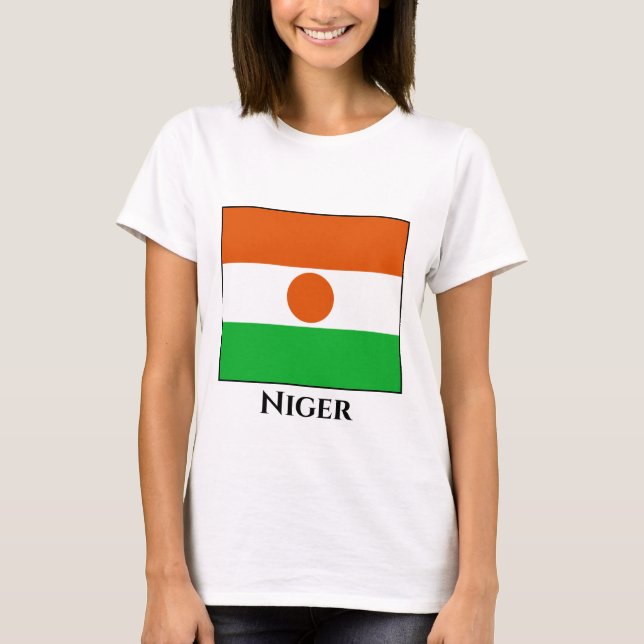 T-shirt Drapeau du Niger (Devant)