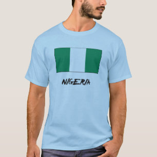 T-shirt Drapeau du Nigéria