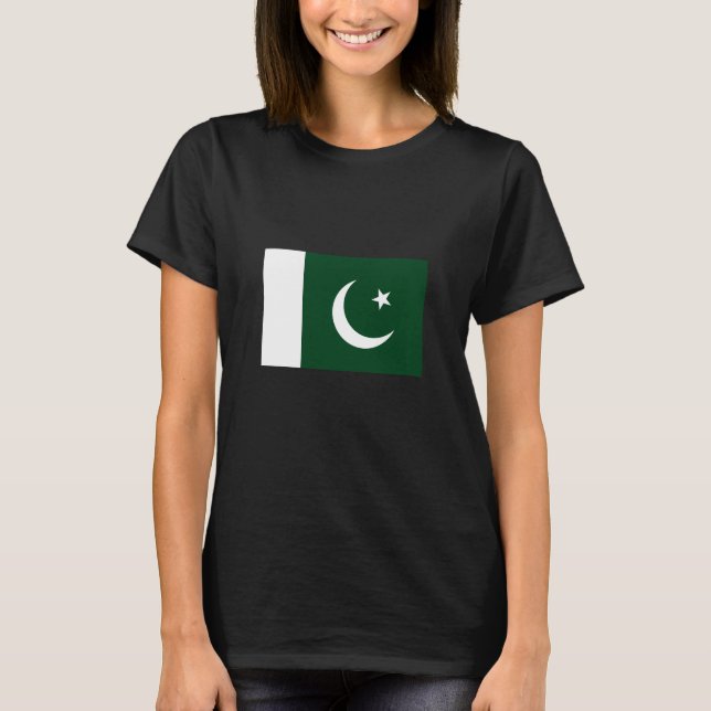 T-shirt Drapeau du Pakistan (Devant)