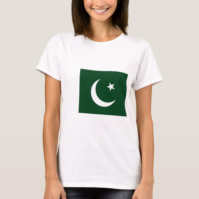 T-shirt Drapeau du Pakistan (Devant)