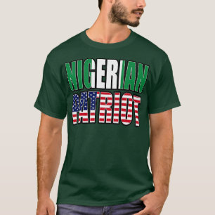 T-shirt Drapeau du patrimoine de la fierté patriotique nig