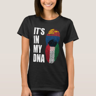 T-shirt Drapeau Du Patrimoine De L'ADN Du Koweït Et De La