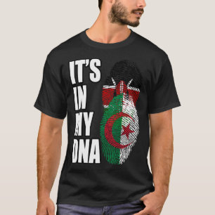 T-shirt Drapeau Du Patrimoine De L'ADN Mélangé Au Kenya Et