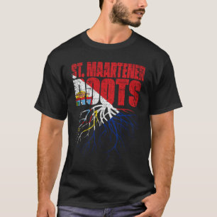 T-shirt Drapeau du patrimoine de Saint-Martin