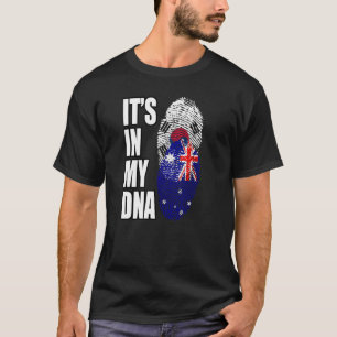 T-shirt Drapeau du patrimoine génétique mixte australien e