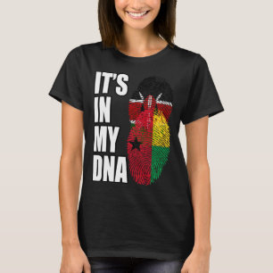 T-shirt Drapeau Du Patrimoine Mélangé De L'ADN Du Kenya Et