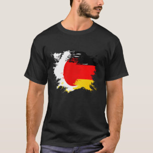 T-shirt Drapeau du patrimoine mixte allemand et japonais