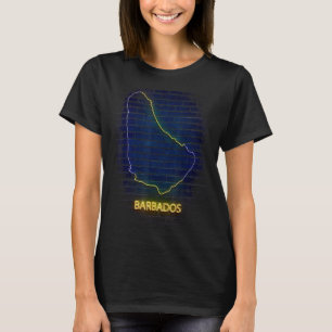 T-shirt Drapeau du pays BARBADOS
