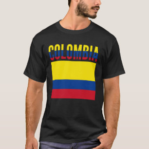 T-shirt Drapeau du pays Colombie - Colombien