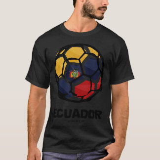 T-shirt Drapeau du pays de l'Équateur