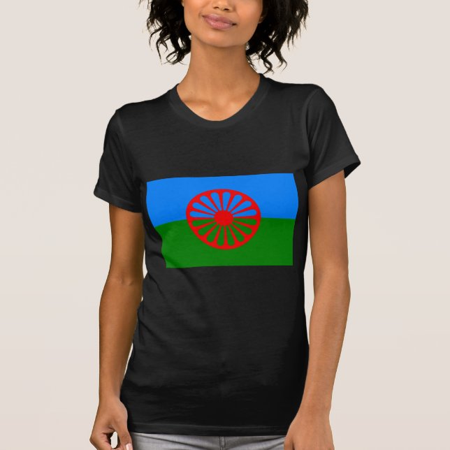 T-shirt Drapeau du peuple rom - Drapeau rom (Devant)