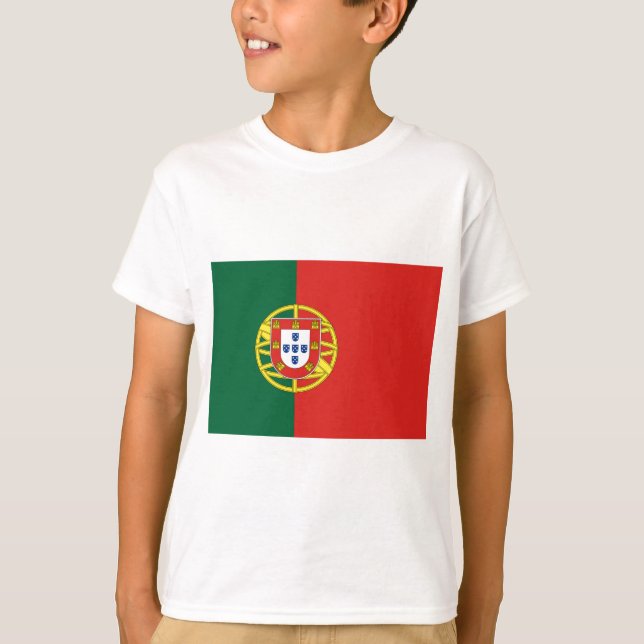 T-shirt Drapeau du Portugal (Devant)
