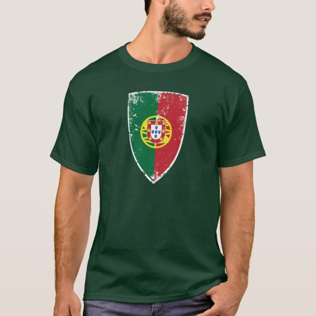 T-shirt Drapeau du Portugal (Devant)