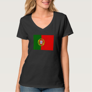 T-shirt Drapeau du Portugal Fierté du drapeau portugais