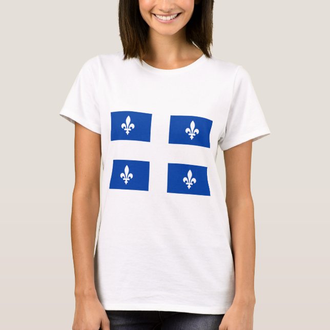 T-shirt Drapeau du Québec (Devant)