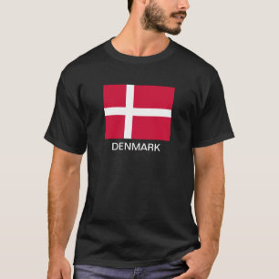 T-shirt Drapeau du royaume de Danemark