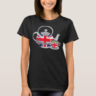 T-shirt Drapeau du Royaume-Uni I Union Jack I Teapot a