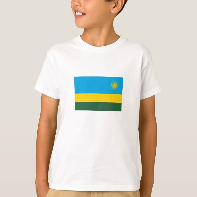 T-shirt Drapeau du Rwanda (Devant)