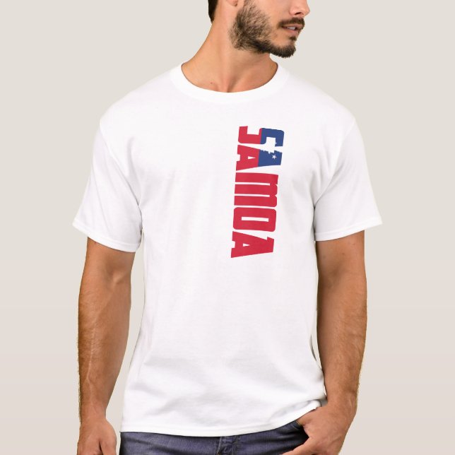 T-shirt Drapeau du Samoa (Devant)