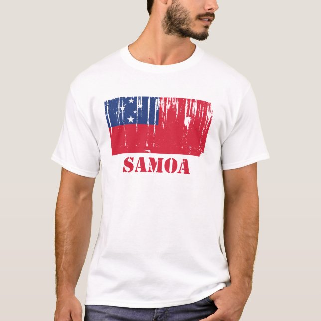 T-shirt Drapeau du Samoa (Devant)