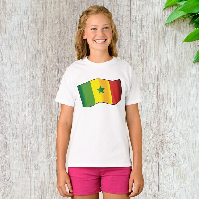T-shirt Drapeau du Sénégal (Créateur téléchargé)