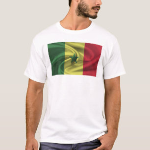 T-shirt Drapeau Du Sénégal