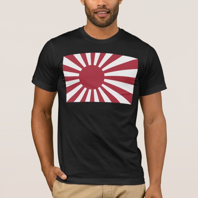 T-shirt Drapeau du soleil levant impérial du Japon, Edo à  (Devant)